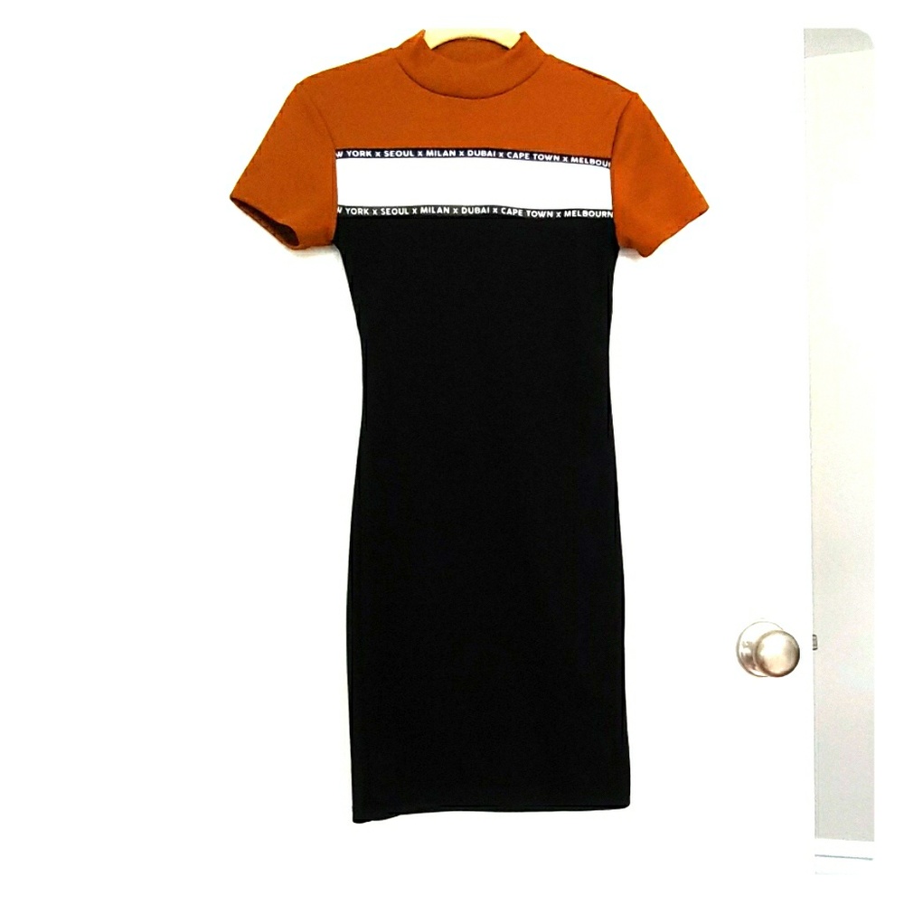 Forever 21 colorblock mini dress